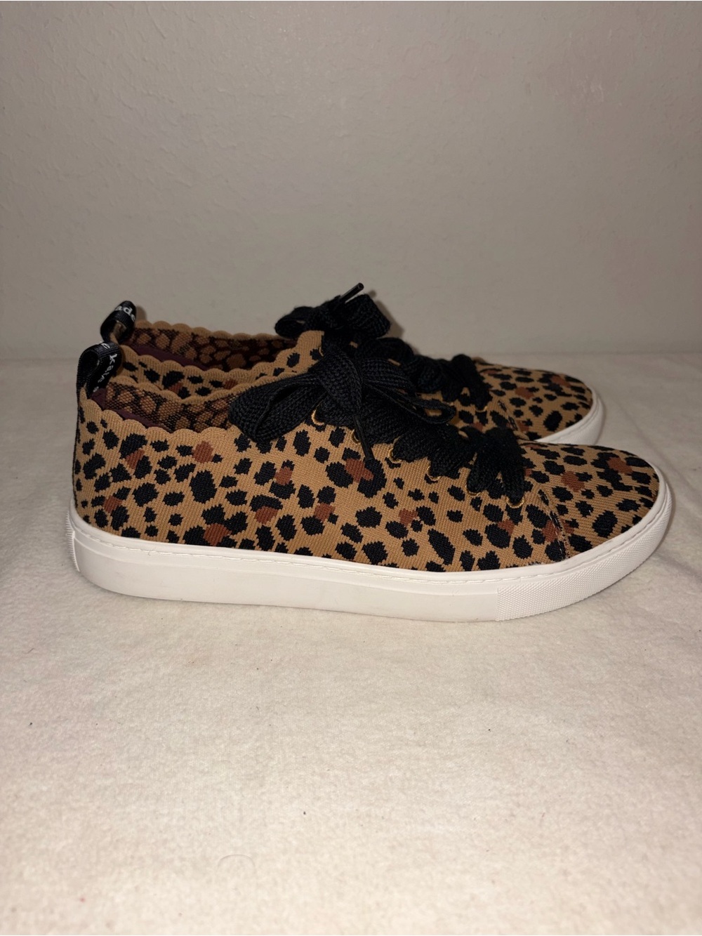 Kate‎ Spade Abbie Sneaker shoes size 8.5 B leopard print